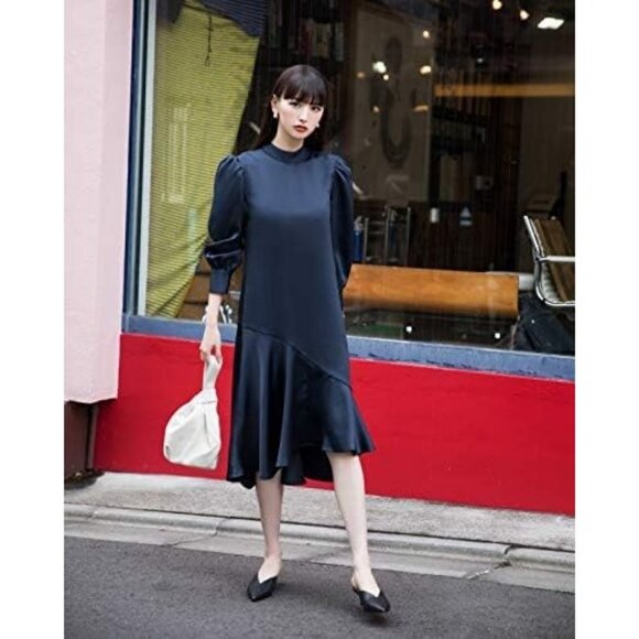 Women Black The Drop Avalon Tote Bag Small Handbag - Picture 2 of 7